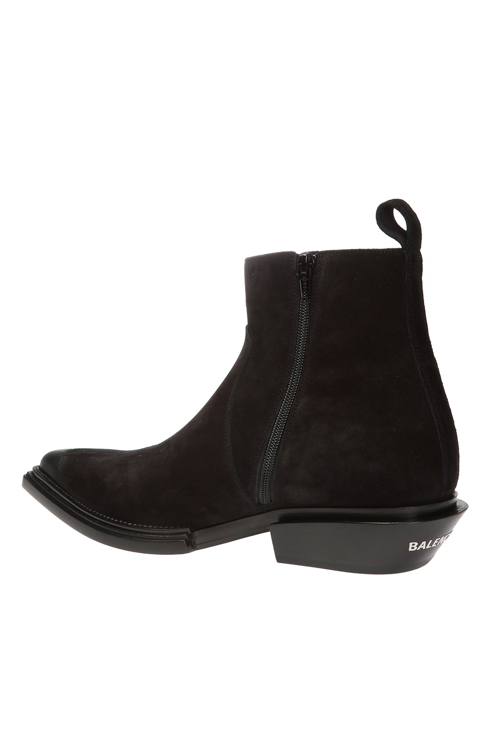 balenciaga suede boots